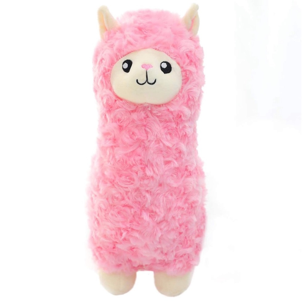 Plush Pink Cute Alpaca Llama 12” Stuffed Animals Toys RARE